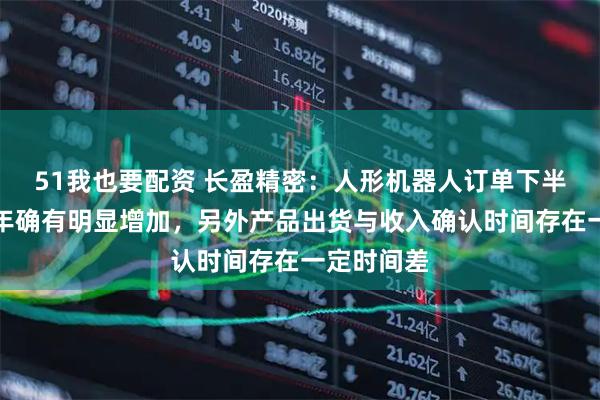 51我也要配资 长盈精密：人形机器人订单下半年比上半年确有明显增加，另外产品出货与收入确认时间存在一定时间差