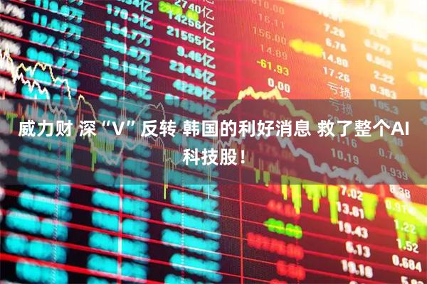 威力财 深“V”反转 韩国的利好消息 救了整个AI科技股！